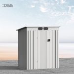 KingSuper series metal garden shed with Pent roof 5x3ft 4