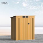 KingSuper series metal garden shed with Pent roof 5x3ft 7