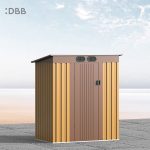 KingSuper series metal garden shed with Pent roof 5x3ft 8
