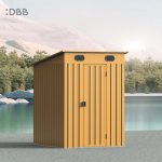 KingSuper series metal garden shed with Pent roof 5x6ft 11