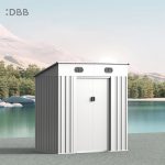 KingSuper series metal garden shed with Pent roof 6x4ft 14