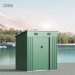 KingSuper series metal garden shed with Pent roof 6x4ft 22