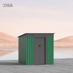 KingSuper series metal garden shed with Pent roof 6x5ft 17