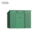 KingSuper series metal garden shed with Pent roof green 8x6ft 2