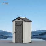 Kingcenter series Intelligent Plastic Sheds with Gable roof Stardust 4x4ft 2 2