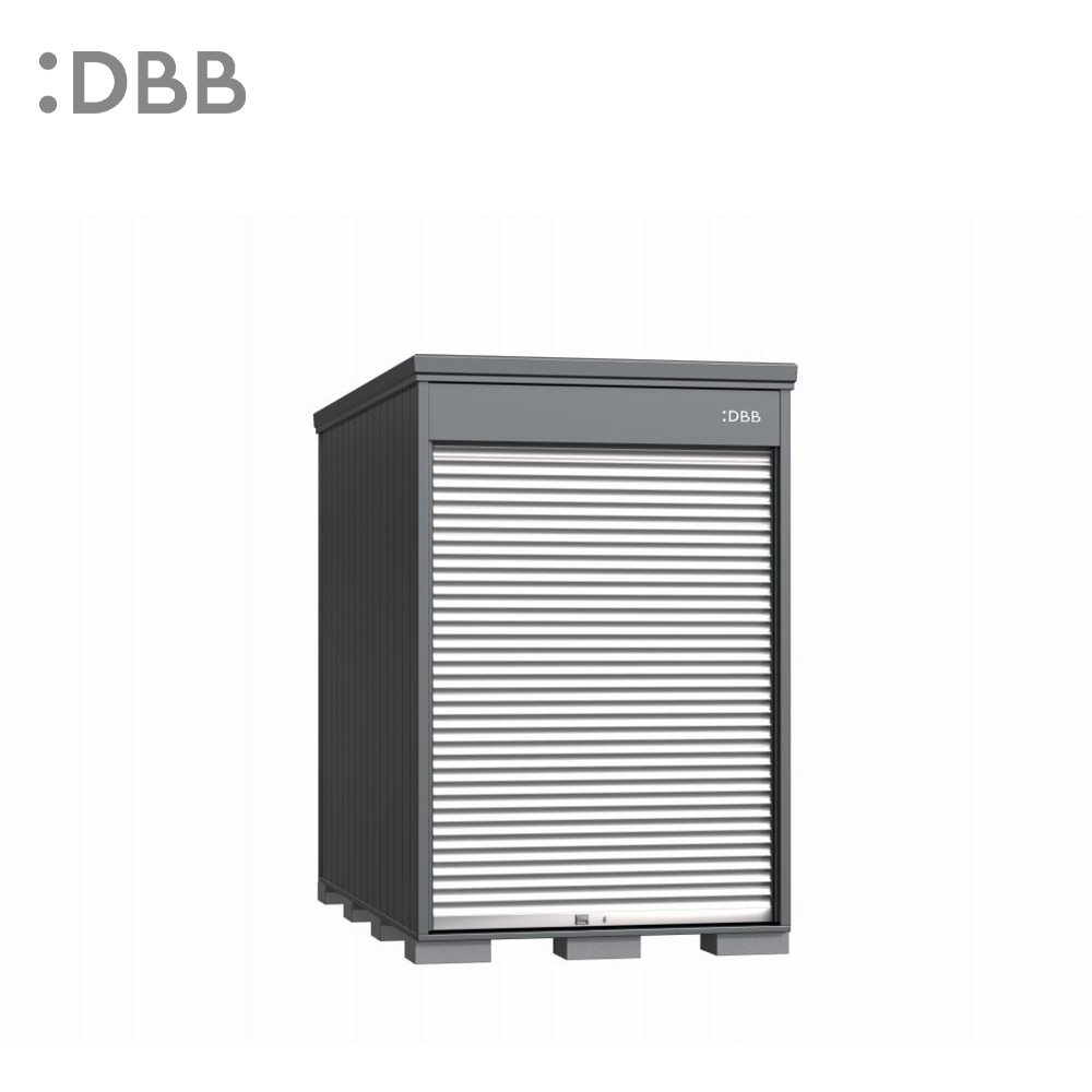 Rolling Shutter Door type Medium Sized Storage Shed wide1370